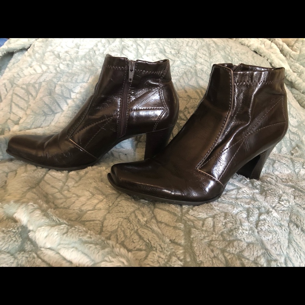 Franco sarto booties with 3 inch heels